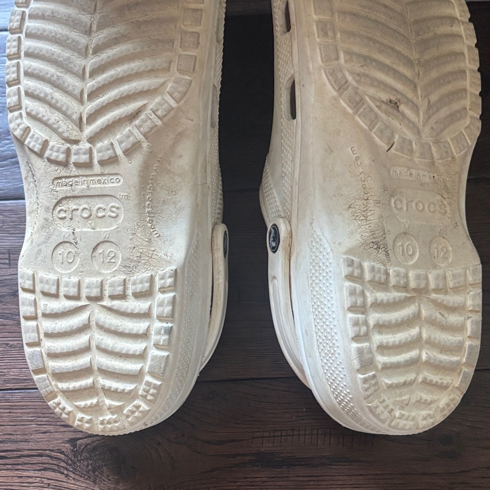 CROCS Men's Cream Sandals - Picture 3 of 5